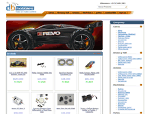 Tablet Screenshot of dbhobbies.com